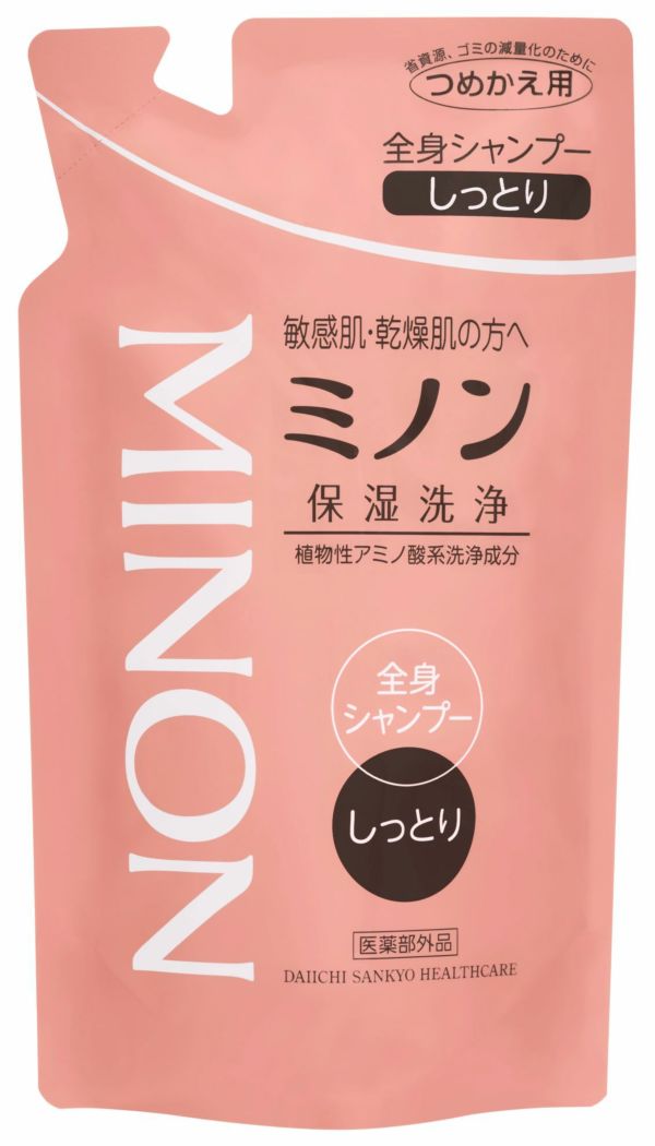 ミノン 泡全身シャンプー 無香料 400mL - ボディソープ