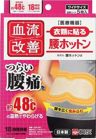 血流改善腰ホットン ５枚 キリン堂通販shop