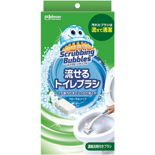 スクラビングバブル 流せるトイレブラシ本体 | キリン堂通販SHOP