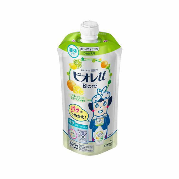 ビオレu やさしい気分 エンジェルローズの香り つめかえ用 340ml ×3