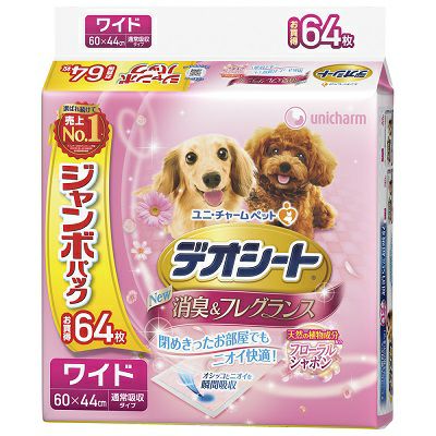 ペットシーツ デオシート フローラル レギュラー ジャンボパック