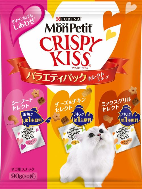 モンプチ クリスピーキッス バラエティセレクトシリーズ 90g (3g×30袋) | キリン堂通販SHOP