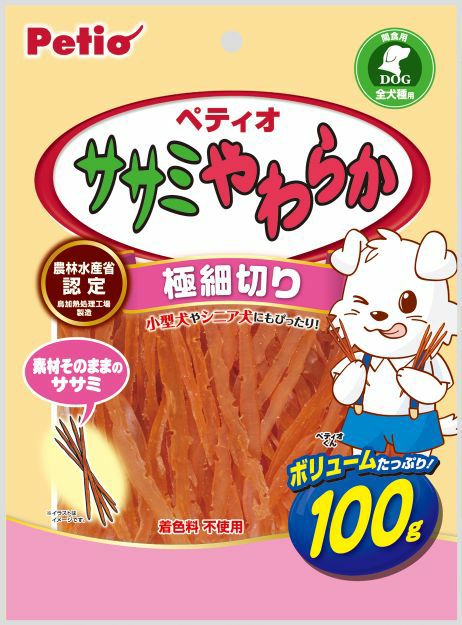 ササミやわらか 極細切り 100g | キリン堂通販SHOP