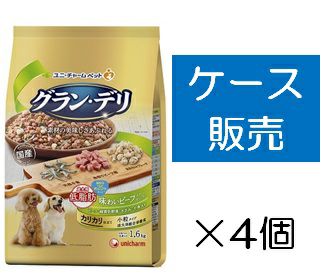 ケース販売 4入り グランデリ 成犬用 味わいビーフ １ ６ｋｇ キリン堂通販shop