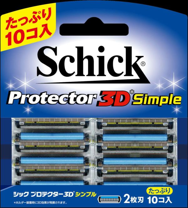 シック プロテクター3D シンプル 替刃(10コ入)