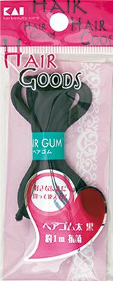 ＨＡ３０１８ ＨＡＩＲ ＧＯＯＤＳ ヘアゴム 太 黒 キリン堂通販SHOP