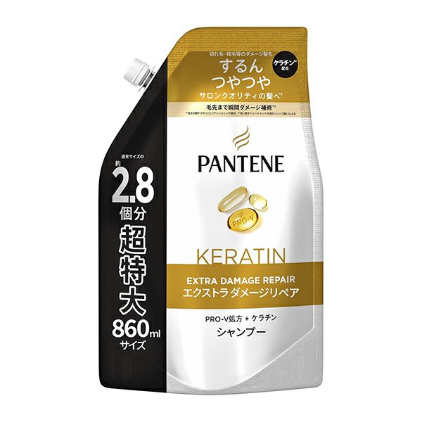 パンテーン エクストラダメージケア シャンプー詰替超特大860mL