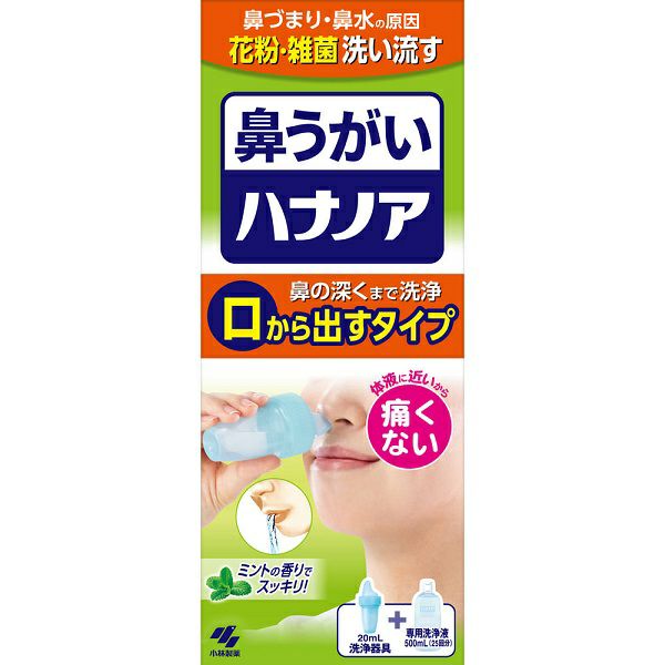 小林製薬 ハナノア 口から出すしっかりタイプ ミントの香り ５００ｍｌ