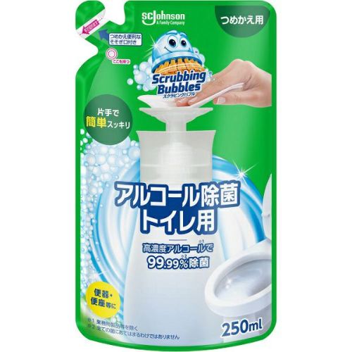 スクラビングバブル　トイレスタンプ最強抗菌エレガンスフラワー　替え ３８ｇ×４