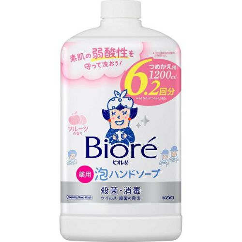 ビオレu 泡ハンドソープ フルーツ つめかえ用 1200mL